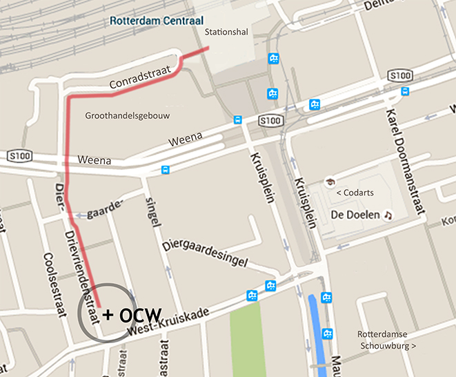 walking map rotterdam central-stage ocw